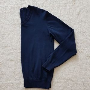 Blue V- Neck Mens sweater